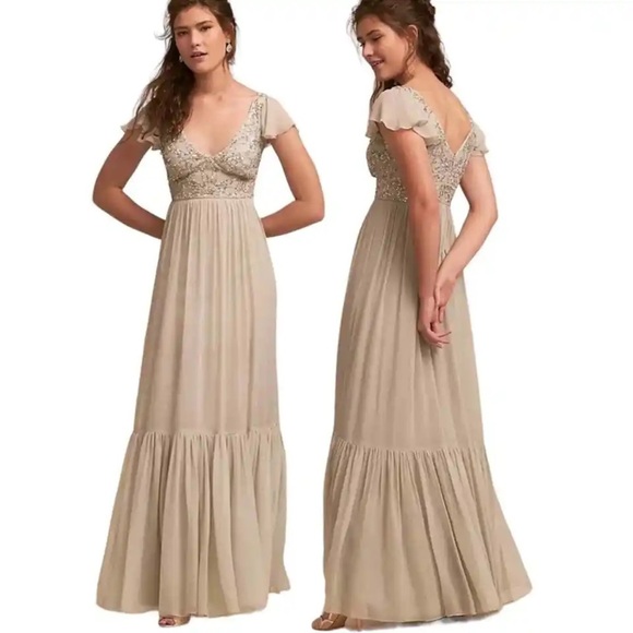 Daphne Sequin Gown Size 10 - Picture 4 of 5